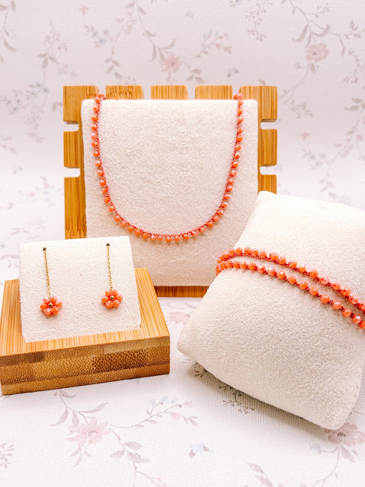 Collana Choker Mini Corallo