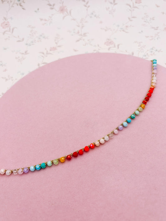 Collana Choker Arcobaleno
