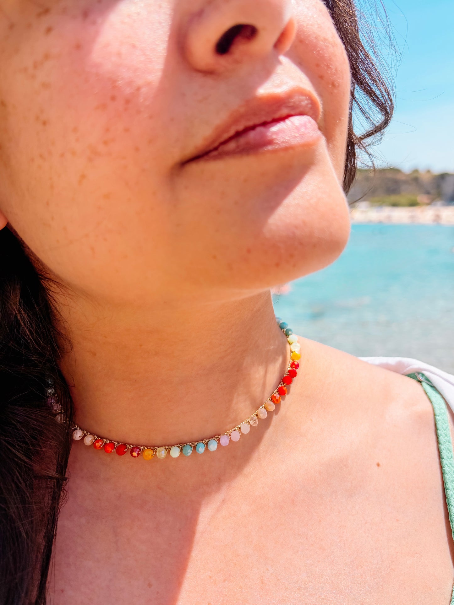 Collana Choker Arcobaleno