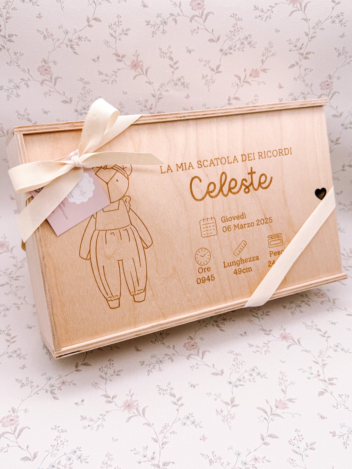 Scatola dei Ricordi con dati Nascita