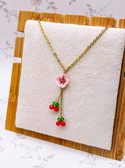 Collana Fiori di Ciliegio